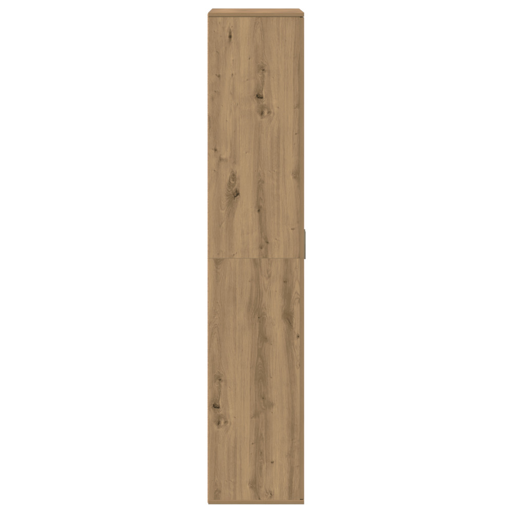 Produktbild för Högskåp artisan ek 80 x 35 x 180 cm Konstruerat trä