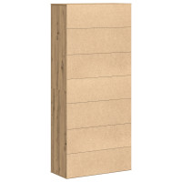 Produktbild för Högskåp artisan ek 80 x 35 x 180 cm Konstruerat trä