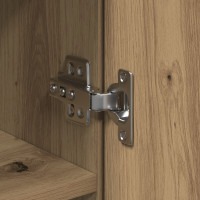 Produktbild för Högskåp artisan ek 80 x 35 x 180 cm Konstruerat trä
