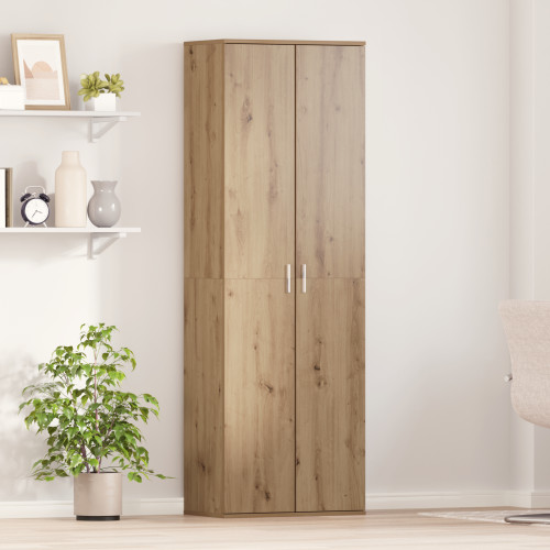 vidaXL Highboard artisan ek 60 x 35 x 180 cm Konstruerat trä