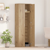 Produktbild för Highboard artisan ek 60 x 35 x 180 cm Konstruerat trä