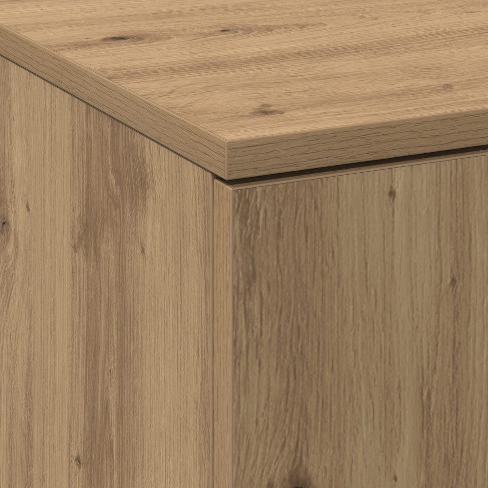 Produktbild för Highboard artisan ek 60 x 35 x 180 cm Konstruerat trä