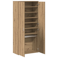 Produktbild för Högskåp med hylla artisan ek 80 x 39 x 178 cm Konstruerat trä
