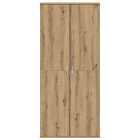 Produktbild för Högskåp med hylla artisan ek 80 x 39 x 178 cm Konstruerat trä
