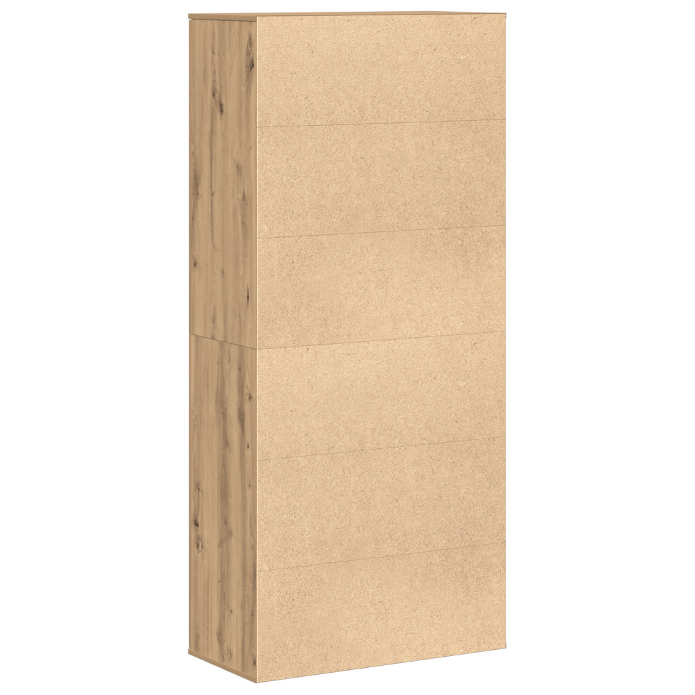 Produktbild för Högskåp med hylla artisan ek 80 x 39 x 178 cm Konstruerat trä