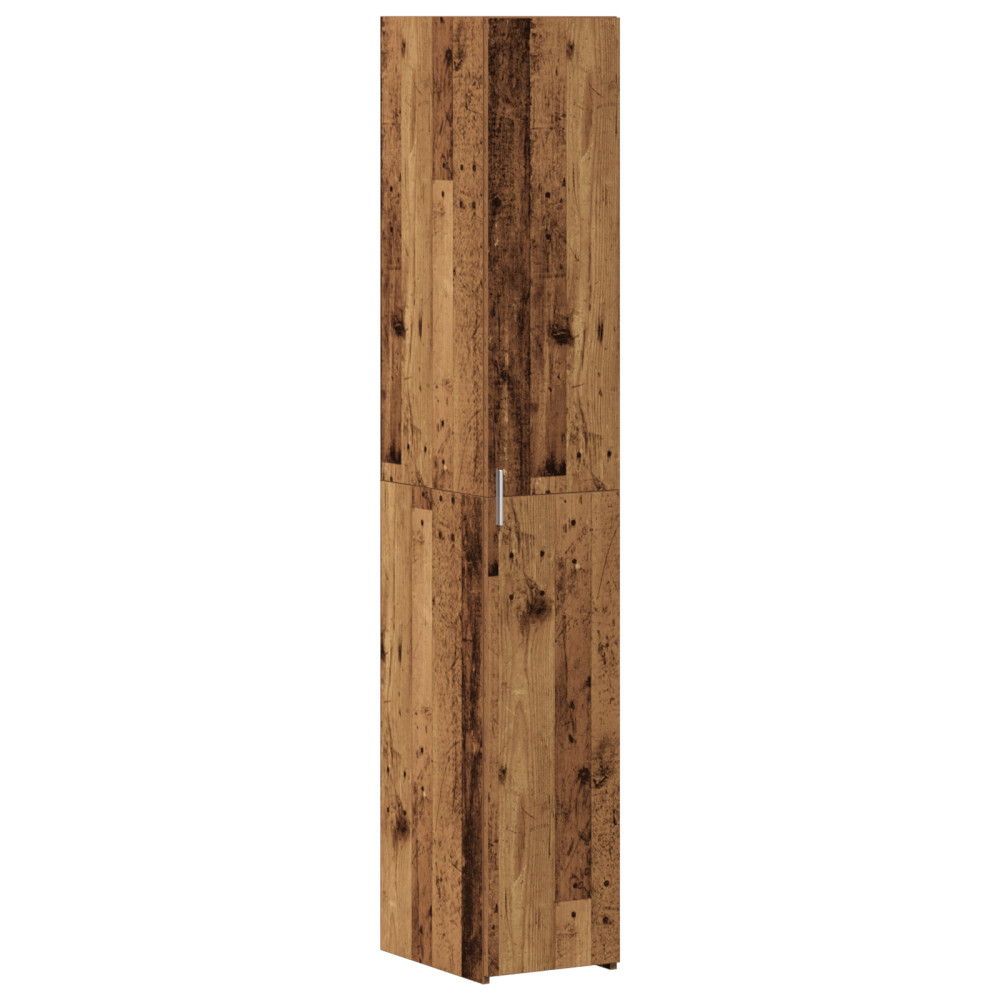 Produktbild för Skåp 2 pcs Gammalt trä 30 x 42,5 x 185 cm