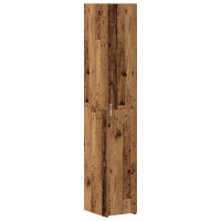 Produktbild för Skåp 2 pcs Gammalt trä 30 x 42,5 x 185 cm
