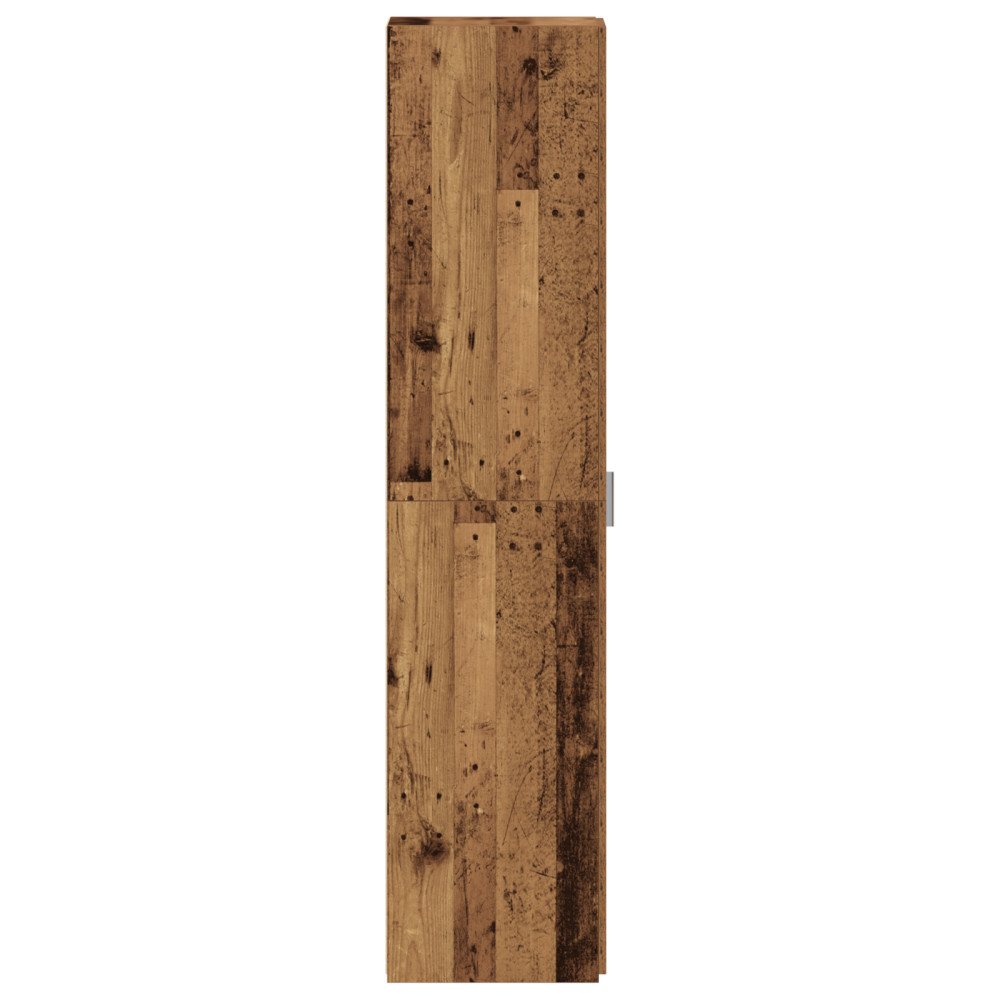 Produktbild för Skåp 2 pcs Gammalt trä 30 x 42,5 x 185 cm