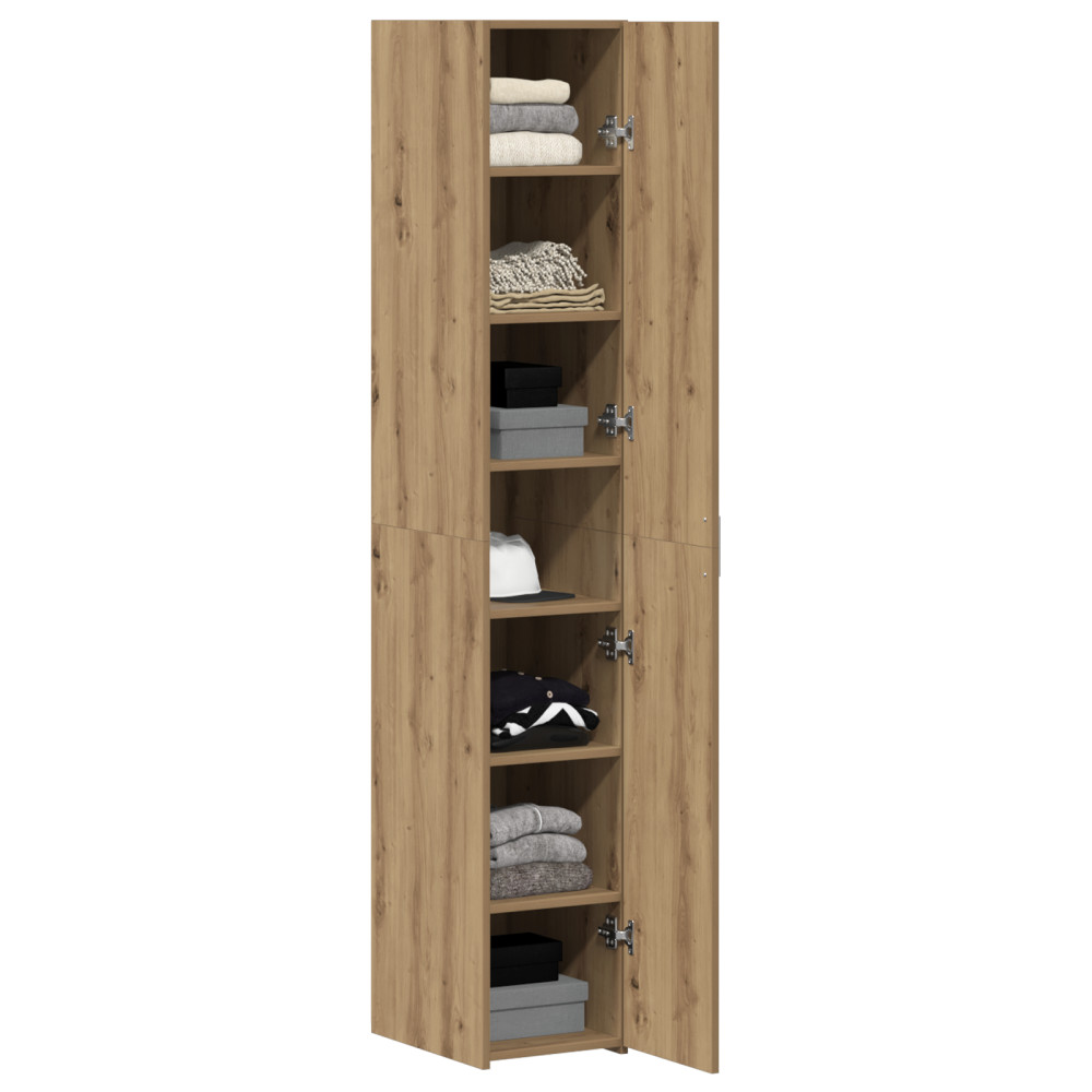 Produktbild för Skåp 2 pcs Artisan Ek 30 x 42,5 x 185 cm
