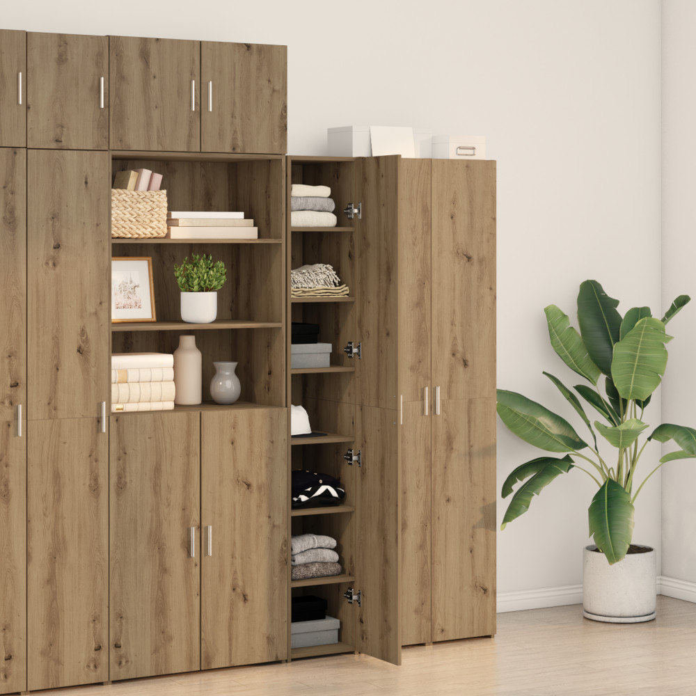 Produktbild för Skåp 2 pcs Artisan Ek 30 x 42,5 x 185 cm