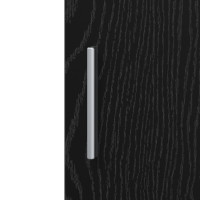 Produktbild för Skåp 2 pcs Svart Ek 30 x 42,5 x 185 cm