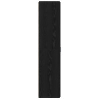 Produktbild för Skåp 2 pcs Svart Ek 30 x 42,5 x 185 cm