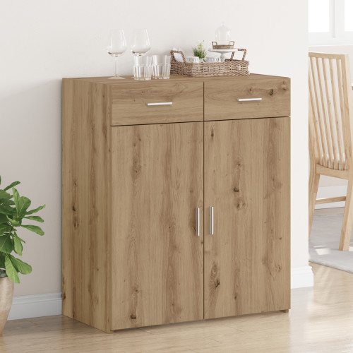 vidaXL Förvaringsskåp artisan ek 80 x 42.5 x 93.5 cm Konstruerat trä