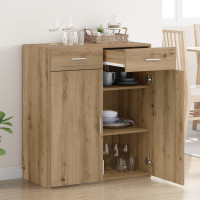 Produktbild för Förvaringsskåp artisan ek 80 x 42.5 x 93.5 cm Konstruerat trä