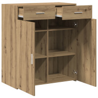 Produktbild för Förvaringsskåp artisan ek 80 x 42.5 x 93.5 cm Konstruerat trä