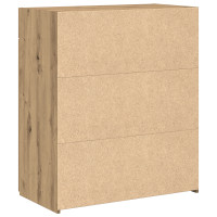 Produktbild för Förvaringsskåp artisan ek 80 x 42.5 x 93.5 cm Konstruerat trä