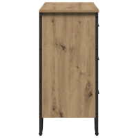 Produktbild för Kommode med låda 2 pcs Artisan Ek 91 x 35,5 x 74,5 cm