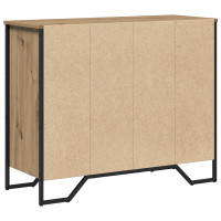 Produktbild för Kommode med låda 2 pcs Artisan Ek 91 x 35,5 x 74,5 cm