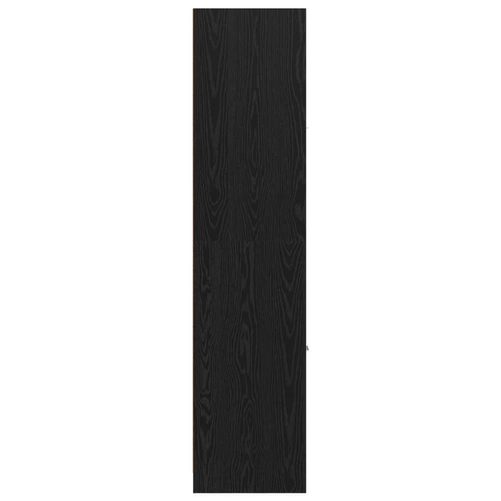 Produktbild för Apotekarskåp mönster mönster 30 x 41 x 174,5 cm Svart Ek