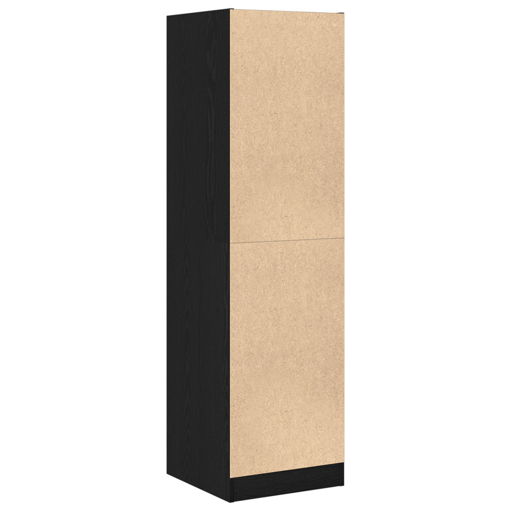 Produktbild för Apotekarskåp mönster mönster 40 x 41 x 144,5 cm Svart Ek
