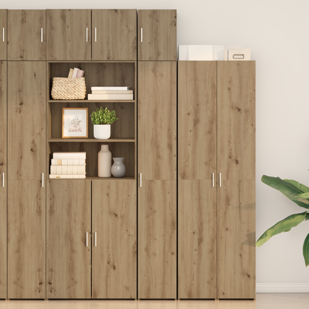 Produktbild för Förvaringsskåp med hyllor Artisan-ek 30 x 42,5 x 225 cm
