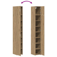 Produktbild för Förvaringsskåp med hyllor Artisan-ek 30 x 42,5 x 225 cm