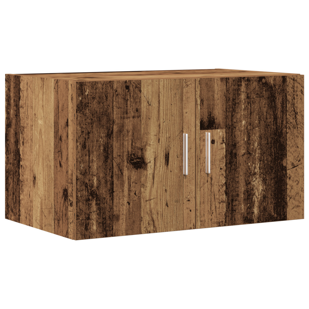 Produktbild för Förvaringsskåp 2 pcs Gammalt trä 70 x 42,5 x 225 cm