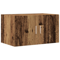 Produktbild för Förvaringsskåp 2 pcs Gammalt trä 70 x 42,5 x 225 cm