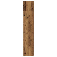 Produktbild för Förvaringsskåp 2 pcs Gammalt trä 70 x 42,5 x 225 cm