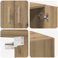 Produktbild för Förvaringsskåp 3 pcs Artisan Ek