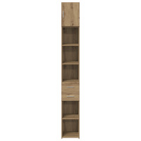 Produktbild för Förvaringsskåp med låda 2 pcs Artisan Ek 30 x 42,5 x 225 cm