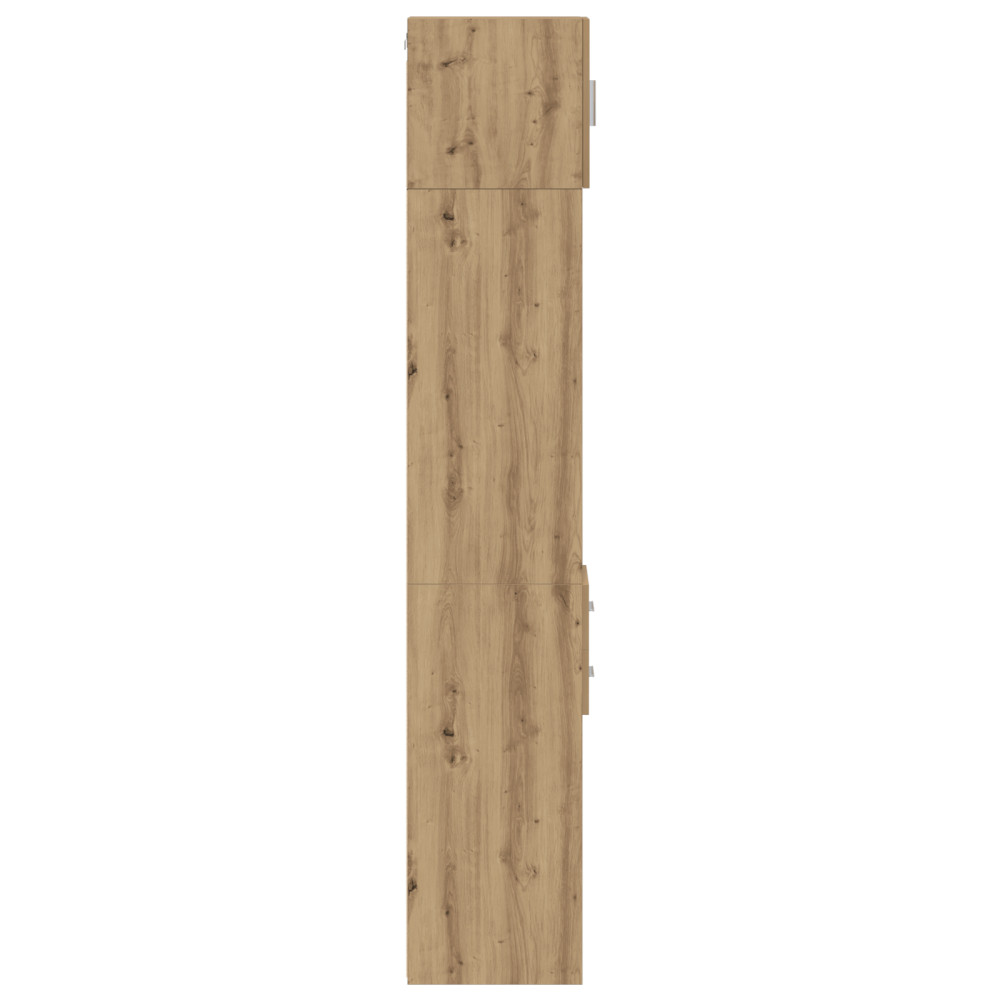 Produktbild för Förvaringsskåp med låda 2 pcs Artisan Ek 30 x 42,5 x 225 cm