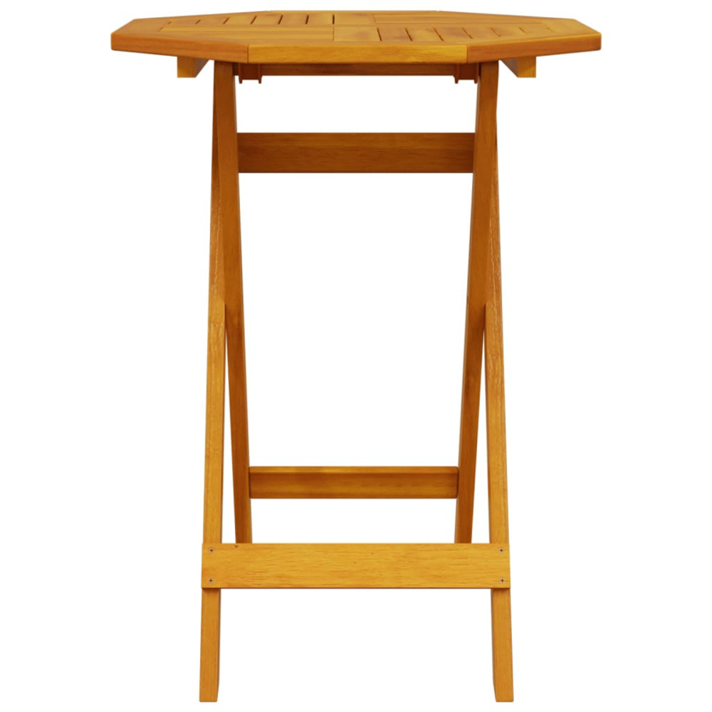 Produktbild för Fällbart bistroset 3 pcs Brun Massivt Akaciaträ