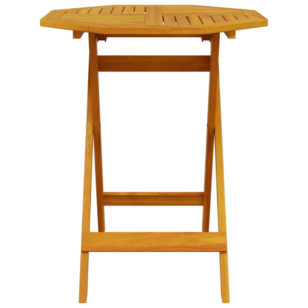 Produktbild för Fällbart bistroset 3 pcs Brun Massivt Akaciaträ