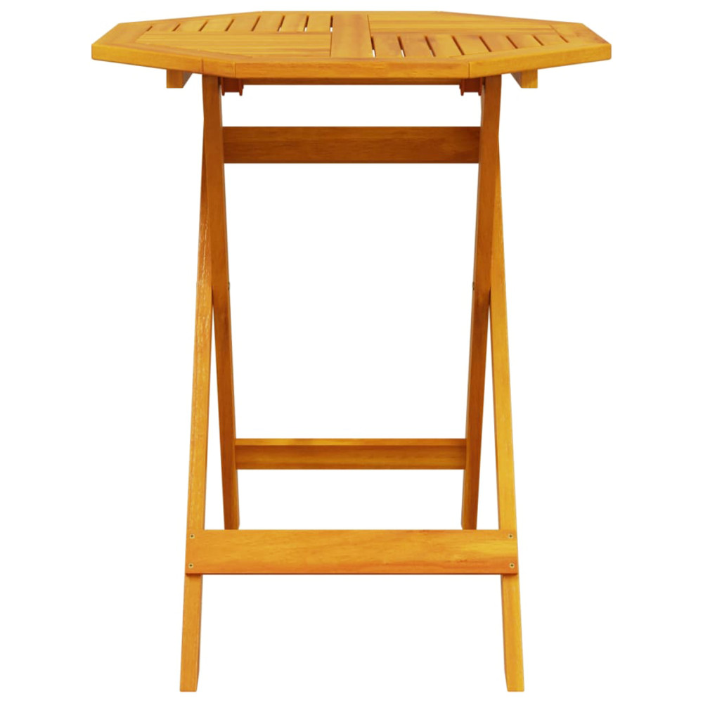 Produktbild för Fällbart bistroset 3 pcs Brun Massivt Akaciaträ