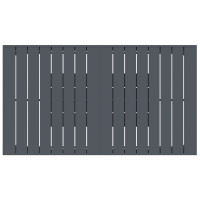 Produktbild för Trädgårdsmöbelset 7 pcs Svart konstrotting