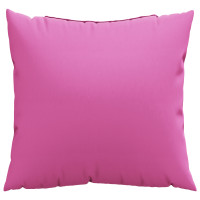 Produktbild för Spridda Kuddar Enfärgad 4 pcs Rosa 60 x 60 cm Polyester Tyg