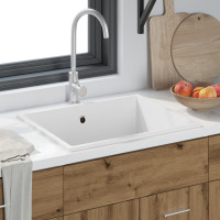 Produktbild för Diskho Vit 54 x 44 x 20 cm Granit