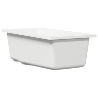 Produktbild för Diskho Vit 21 x 44 x 14 cm Granit