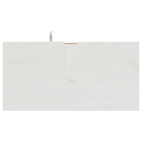 Produktbild för Diskbänksskåp VIGO Vit och antikvit 68 x 34 x 59 cm Massiv furu