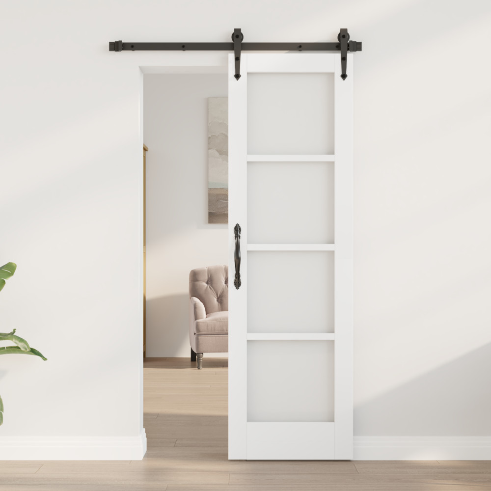 Produktbild för Inredningsdörr ORKDAL Vit grundmålad 61 x 198,5 cm