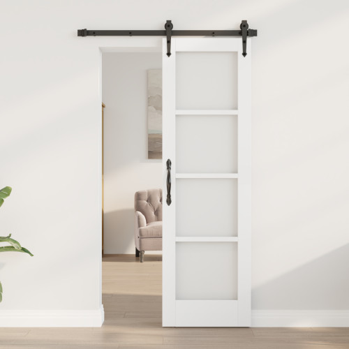 vidaXL Inredningsdörr ORKDAL Vit grundmålad 61 x 198,5 cm