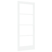 Produktbild för Inredningsdörr ORKDAL Vit grundmålad 83 x 202 cm
