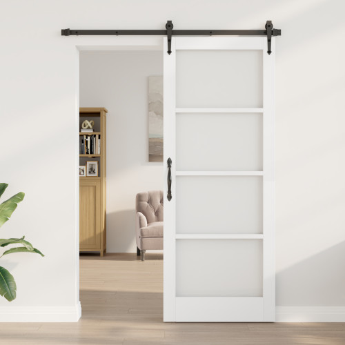 vidaXL Inredningsdörr ORKDAL Vitt grundat 83 x 211 cm