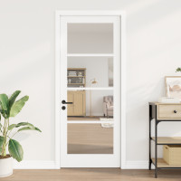 Produktbild för Inredningsdörr ORKDAL Vitt grundat 83 x 211 cm
