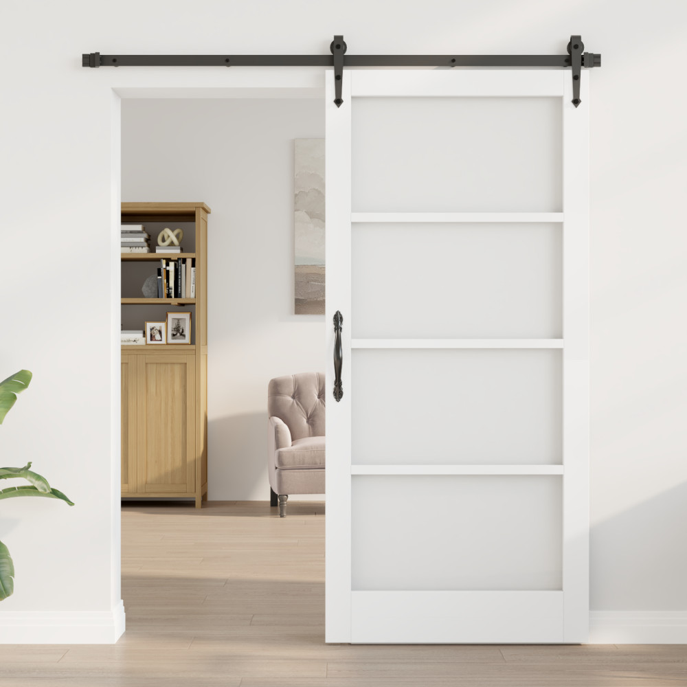 Produktbild för Inredningsdörr ORKDAL Vit grundmålad 93 x 202 cm