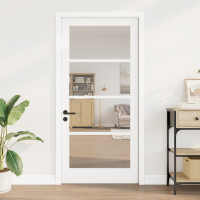 Produktbild för Inredningsdörr ORKDAL Vit grundmålad 93 x 202 cm