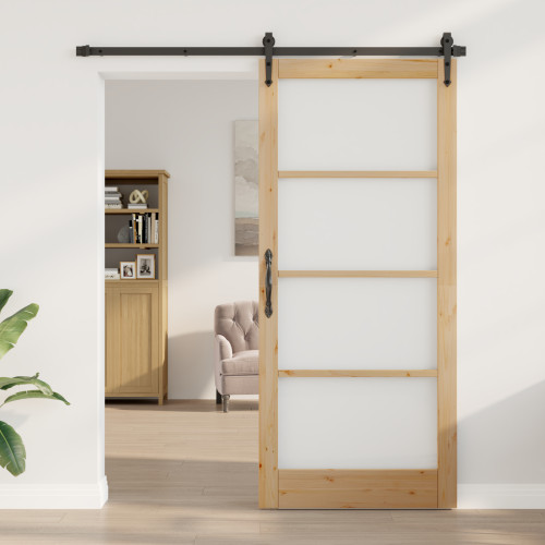 vidaXL Inredningsdörr ORKDAL Brun 93 x 211 cm