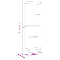 Produktbild för Inredningsdörr ORKDAL Brun 93 x 211 cm