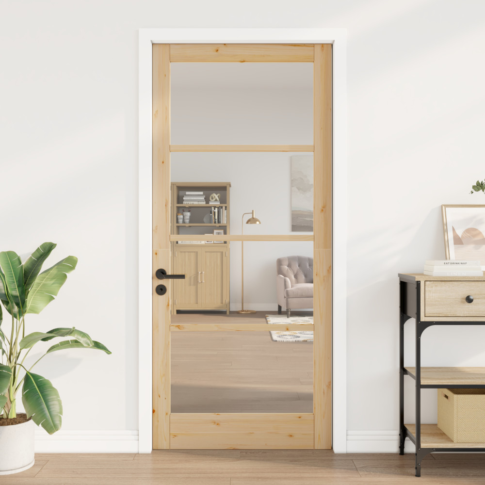 Produktbild för Inredningsdörr ORKDAL Brun 93 x 211 cm